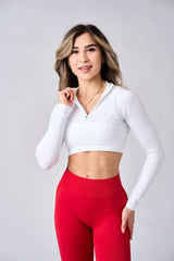 W619 Solid crew sock