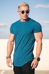 402 Perfect Tee - Scallop Bottom